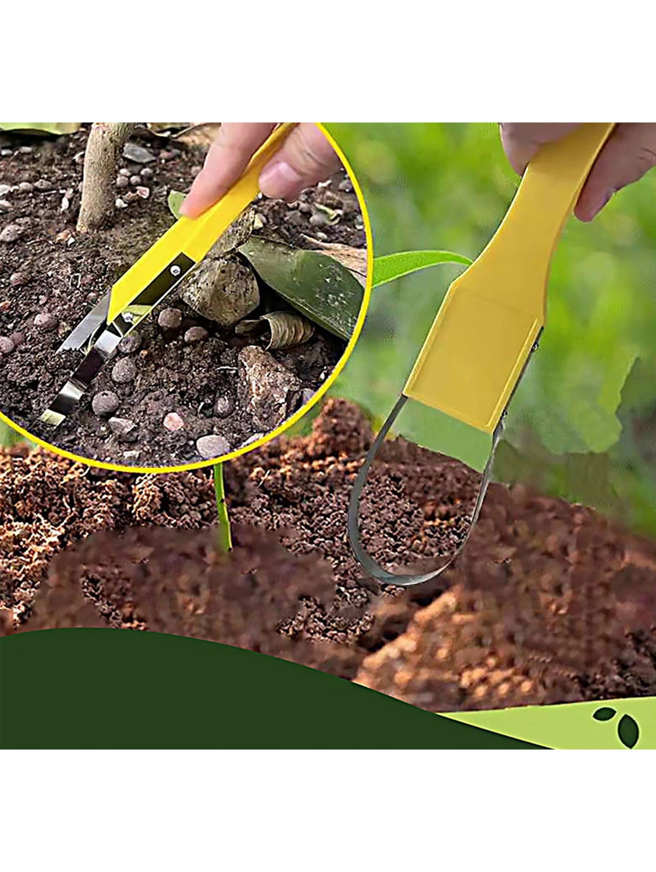 Weed Puller - Diserbatore Manuale in Plastica Resistente con
