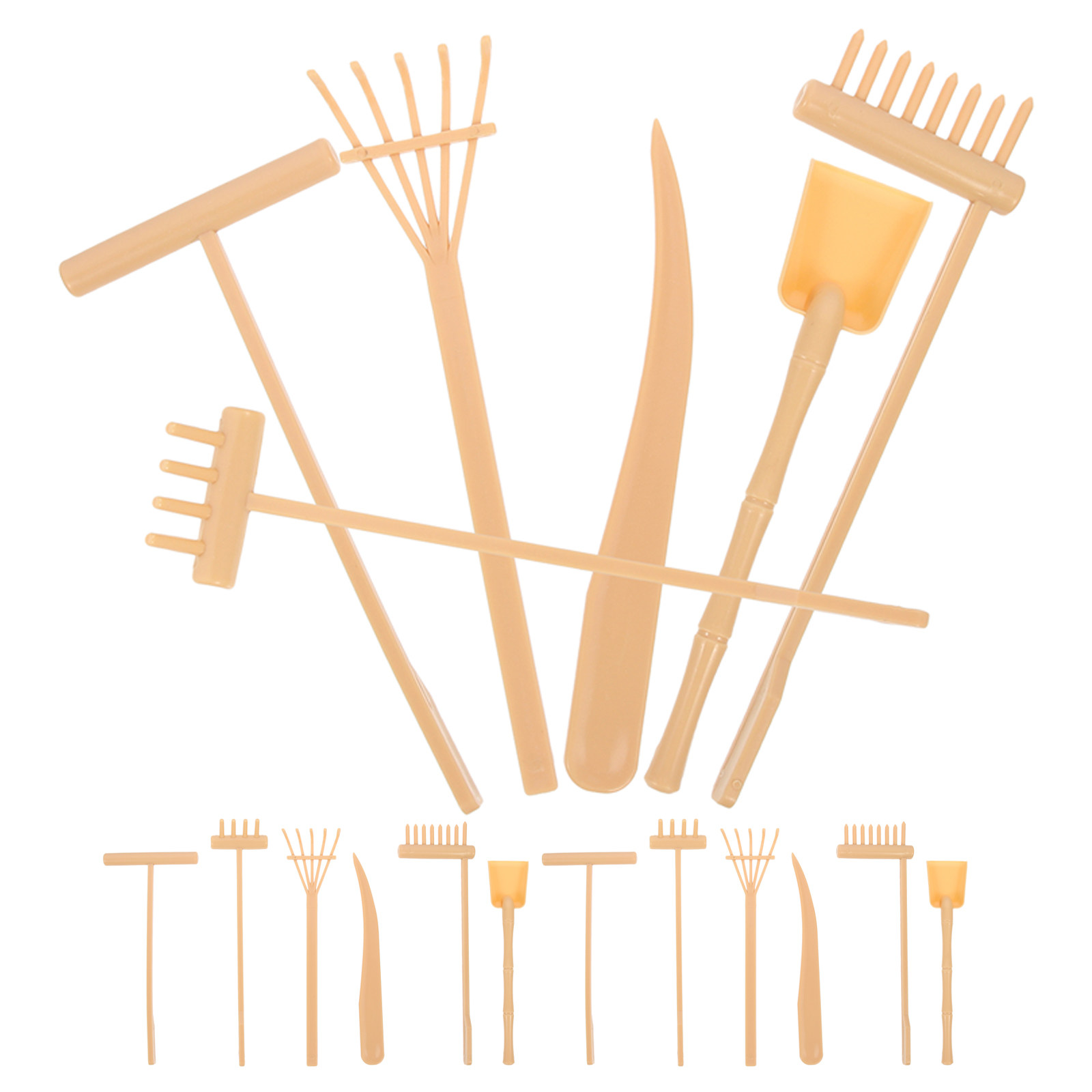 Gardening Tools Drawing - Set di 3 Rastrelli Artistici in