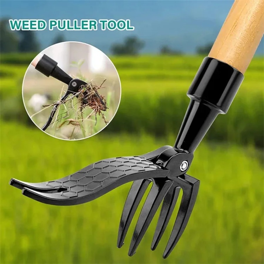 Weed Puller - Sarchiatrice portatile con fori per viti,