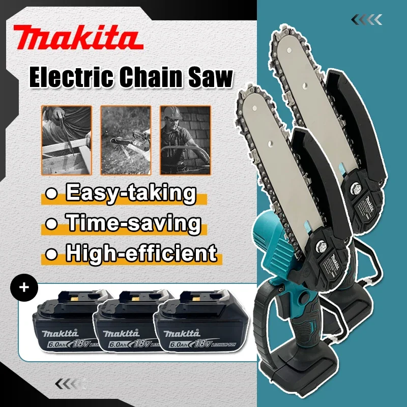 Gardening Tools Wooden - Motosega Elettrica Makita da 6 Pollici,