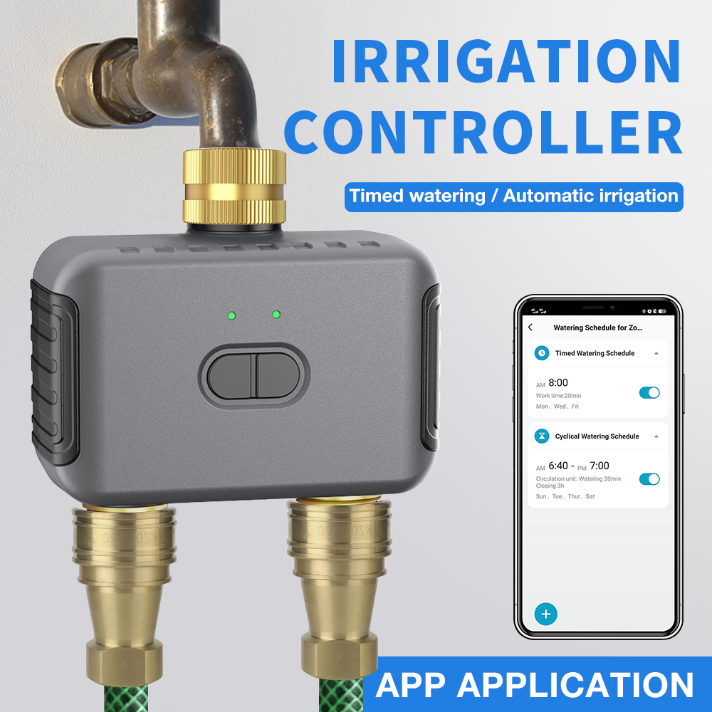 Drip Irrigation Kit - Tuya timer per irrigazione a 2
