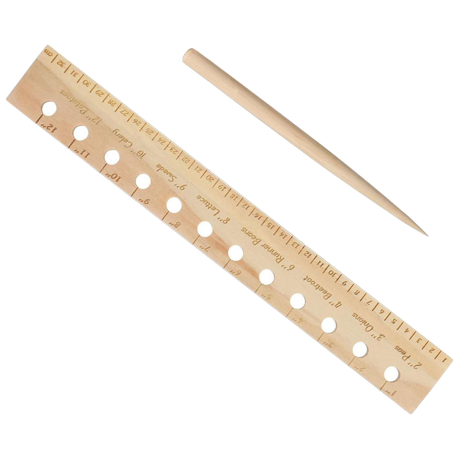 Righello per la semina in legn - Gardening Tools Vegetables recensione e prezzo
