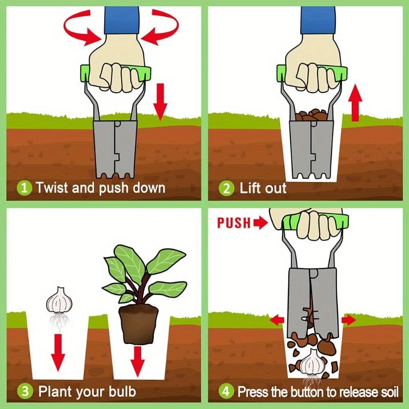 Trapiantatore Manuale per Pian - Gardening Tools Vegetables recensione e prezzo