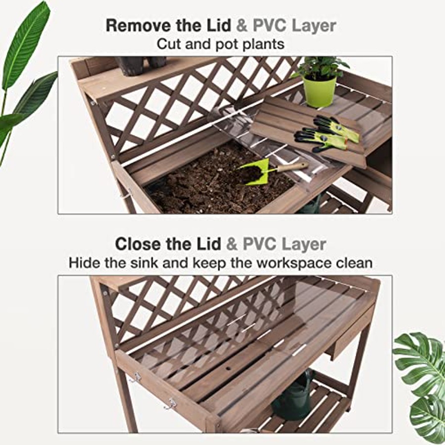 Banco da giardinaggio per este - Gardening Tools Wooden recensione e prezzo