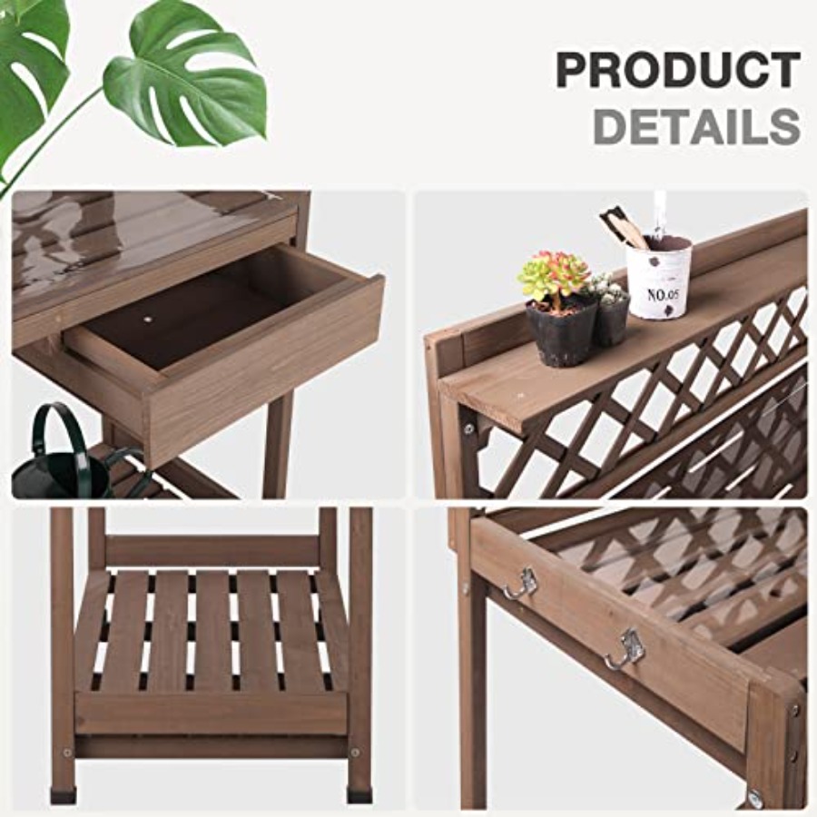 Banco da giardinaggio per este - Gardening Tools Wooden recensione e prezzo