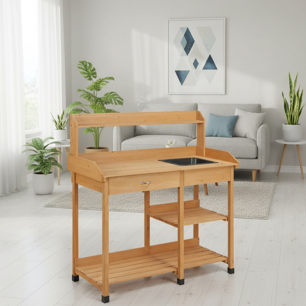 Banco da Giardinaggio in Legno - Gardening Tools Wooden recensione e prezzo